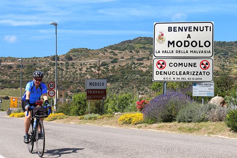 self guided bike tour Sardinia West Coast